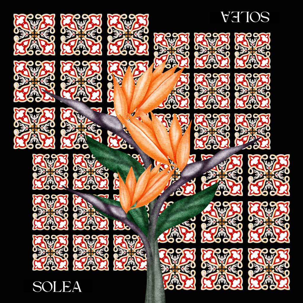 Amalfi Paradise Satin Scarf