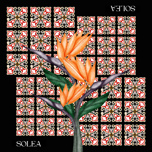 Amalfi Paradise Satin Scarf