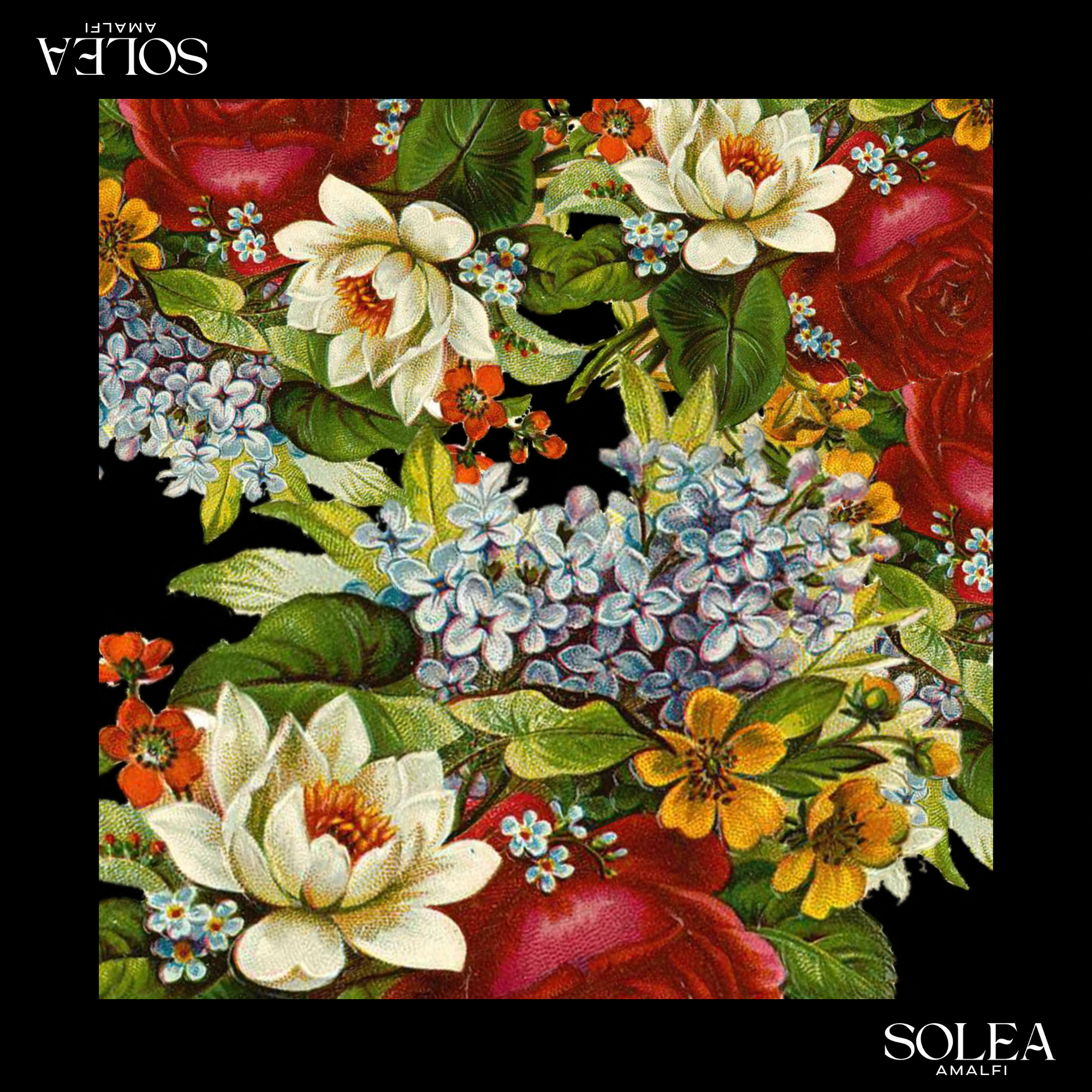 Secret Garden Satin Scarf