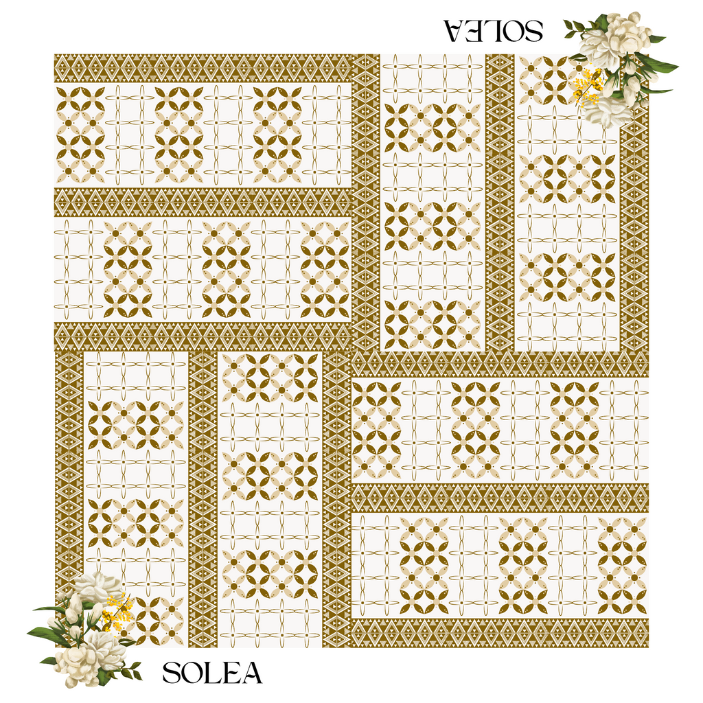 Amalfi Blossom Satin Scarf